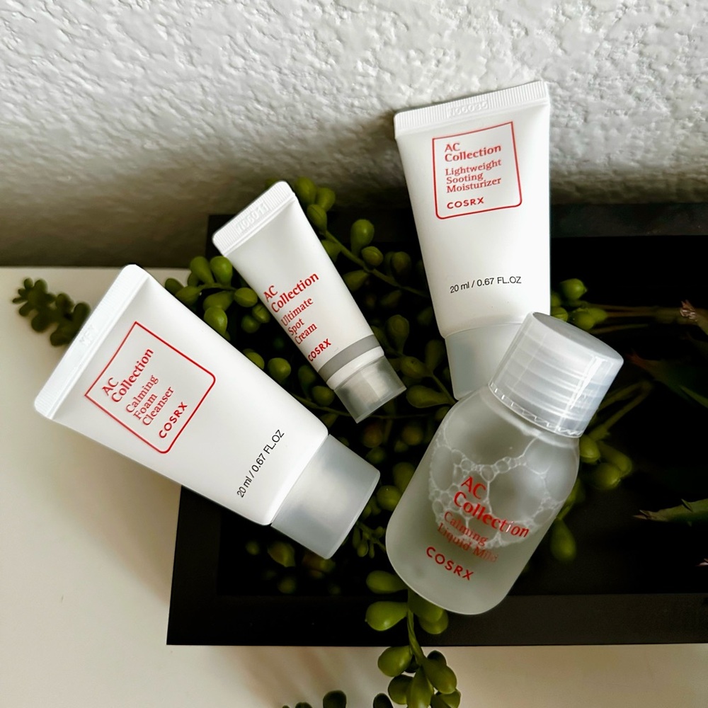 COSRX AC Collection Skincare Set - White and Red